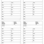 Nurse Report Sheet Templates