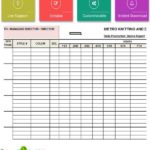Production Status Report Template