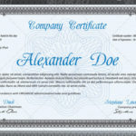 Professional Award Certificate Template