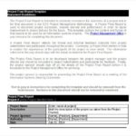 Project Management Final Report Template