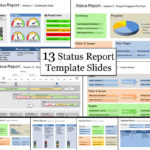 Project Status Report Dashboard Template