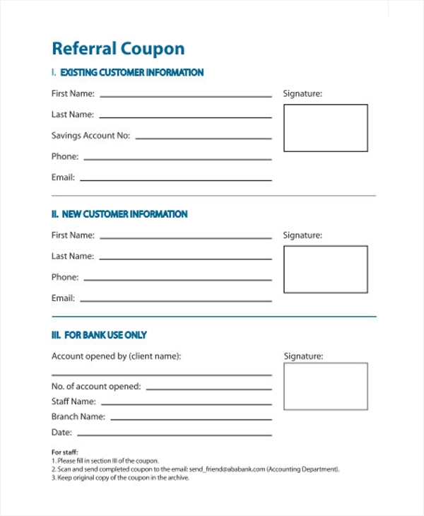 Referral Certificate Template