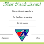 Rugby League Certificate Templates