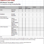 Sales Management Report Template