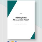 Sales Management Report Template