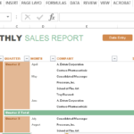 Sales Report Template Powerpoint