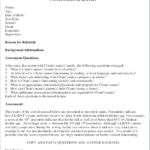 School Psychologist Report Template