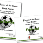 Soccer Certificate Template