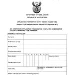 South African Birth Certificate Template