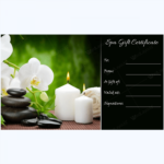 Spa Day Gift Certificate Template