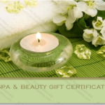 Spa Day Gift Certificate Template