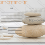 Spa Day Gift Certificate Template