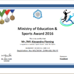 Sports Award Certificate Template Word