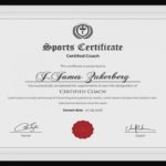 Sports Award Certificate Template Word