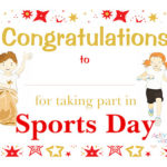 Sports Day Certificate Templates Free