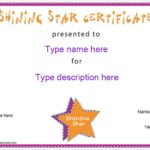 Star Certificate Templates Free