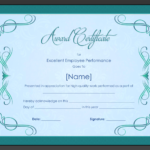 Star Performer Certificate Templates