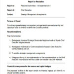 Strategic Management Report Template