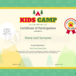 Summer Camp Certificate Template