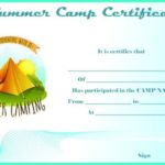 Summer Camp Certificate Template