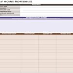 Team Progress Report Template