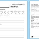 Template For Information Report