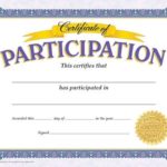 Templates For Certificates Of Participation