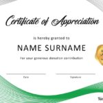 Thanks Certificate Template