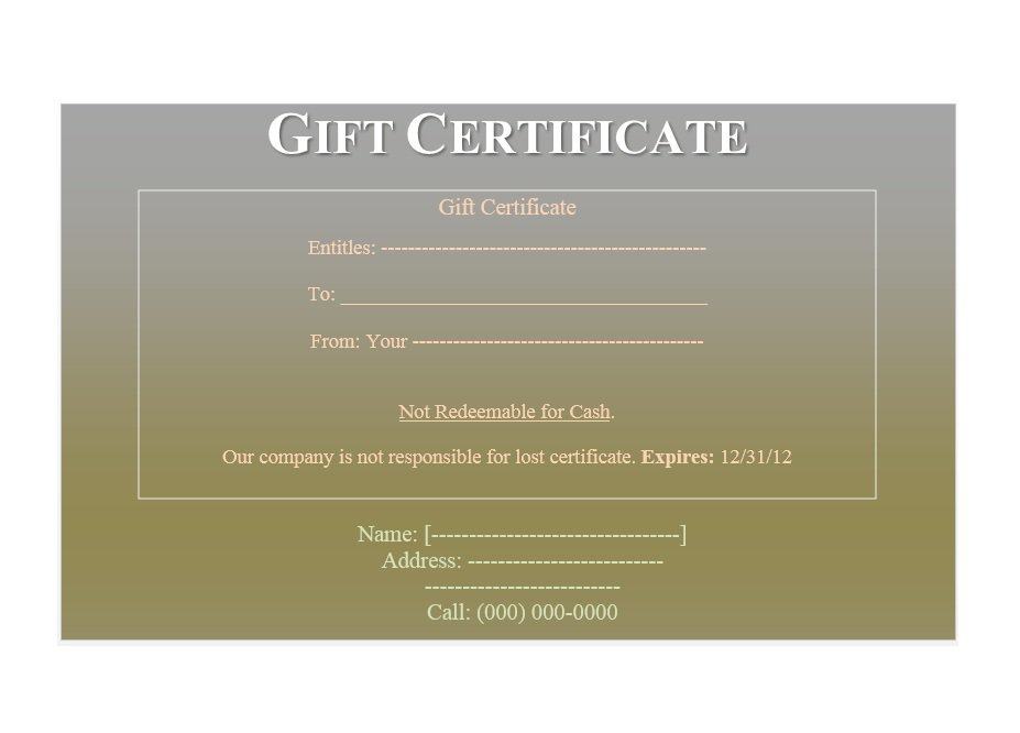 This Certificate Entitles The Bearer To Template