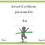 Track And Field Certificate Templates Free