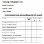 Training Feedback Report Template