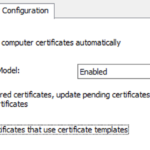 Update Certificates That Use Certificate Templates