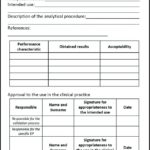 Validation Certificate Template