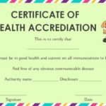 Veterinary Health Certificate Template