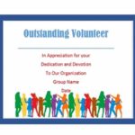 Volunteer Of The Year Certificate Template