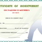 Walking Certificate Templates