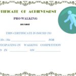 Walking Certificate Templates