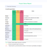 Weekly Progress Report Template Project Management