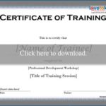 Workshop Certificate Template