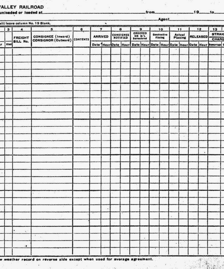 Air Balance Report Template