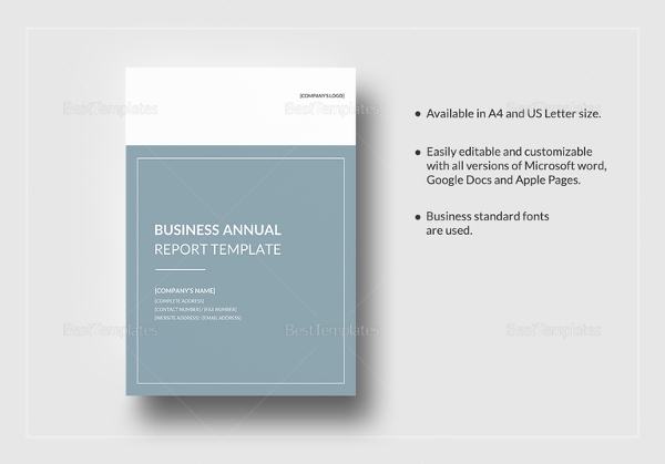 Annual Report Word Template