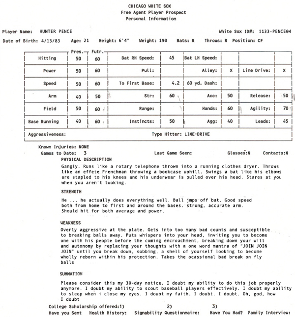 Baseball Scouting Report Template TEMPLATES EXAMPLE TEMPLATES EXAMPLE