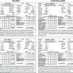 Baseball Scouting Report Template