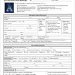 Blank Police Report Template