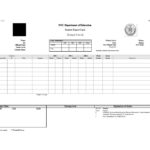 Blank Report Card Template