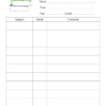 Blank Report Card Template