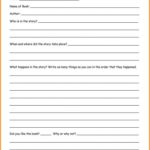 Book Report Template 6Th Grade