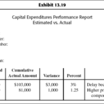 Capital Expenditure Report Template