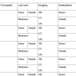 Charge Nurse Report Sheet Template