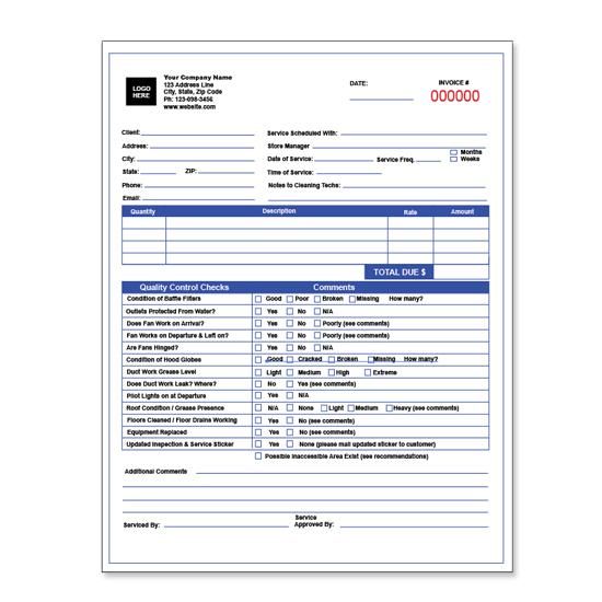 Cleaning Report Template